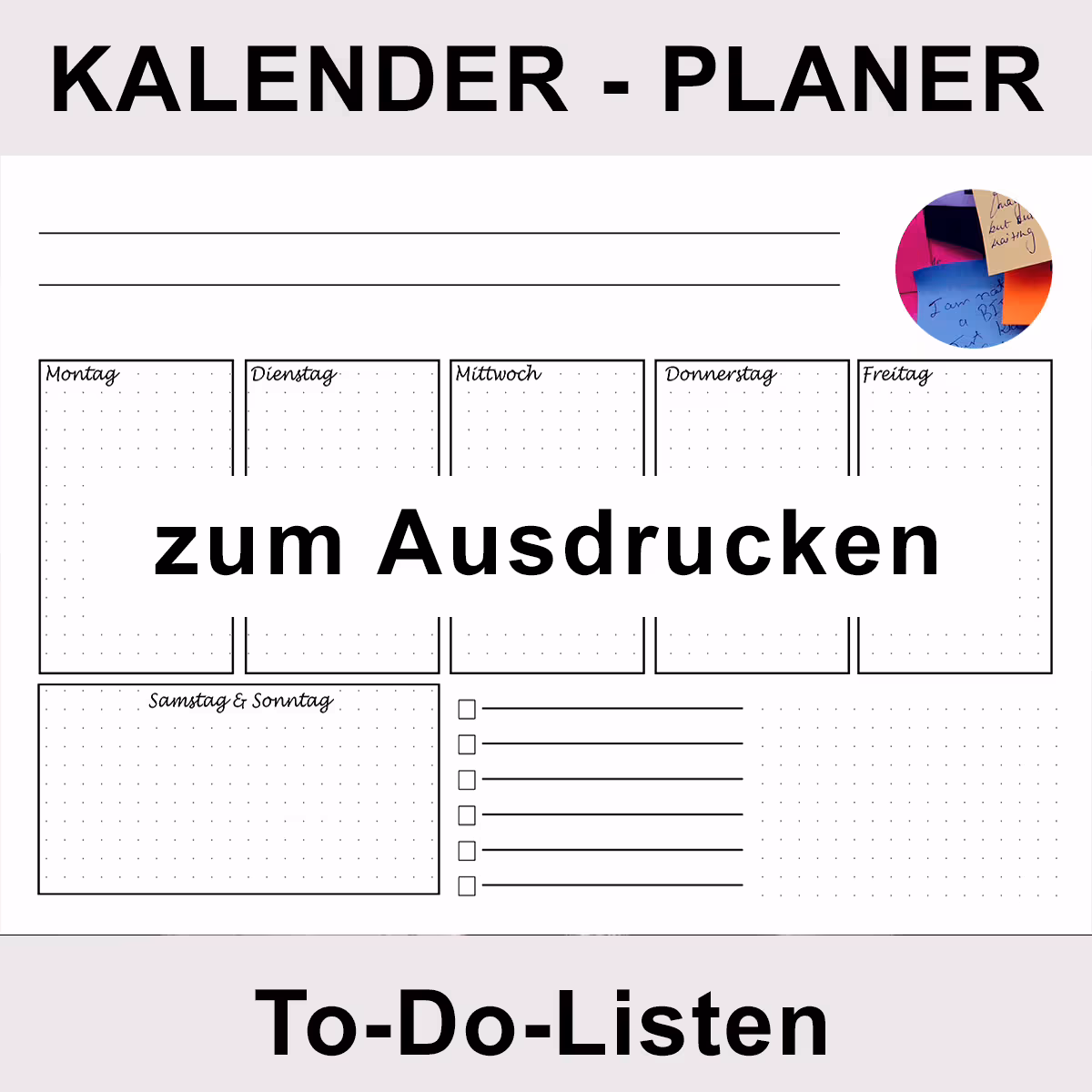 Kalender-Planer-To-do-Liste