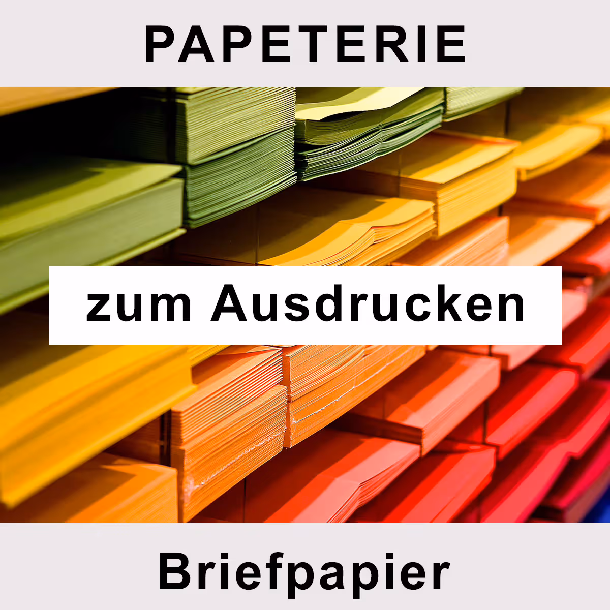 Grußkarten - Briefpapier zum Ausdrucken